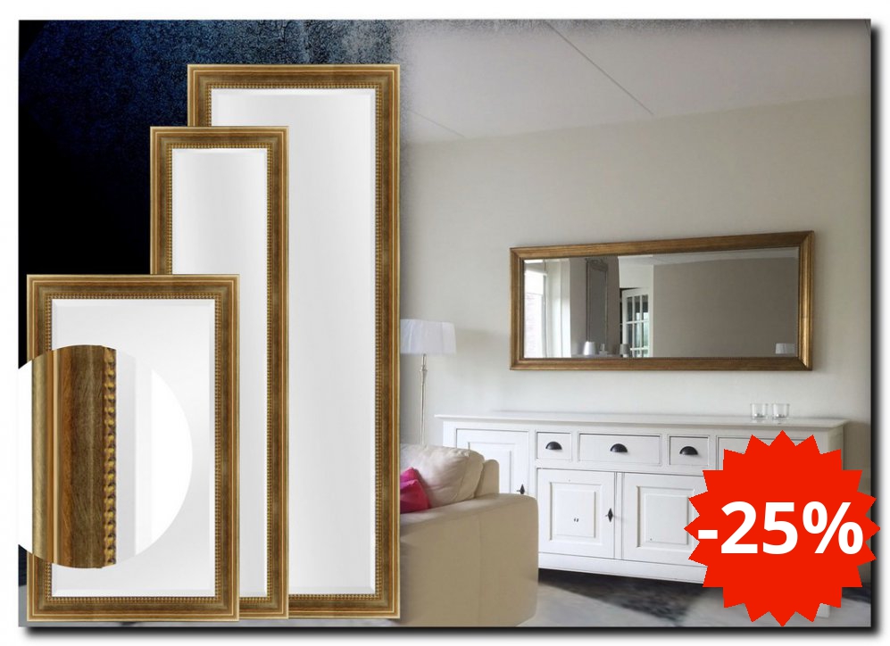 0000M2303-2ag Mirror Nino Antiquegold