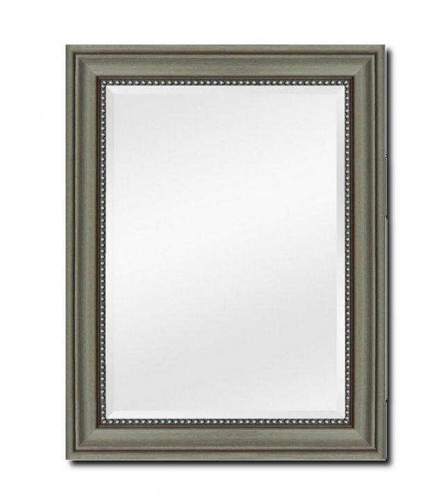 0000M2303-2ts Mirror Nino Taupe with silver bead