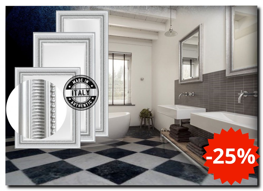 00aaM1036s Mirror Cesarino Silver