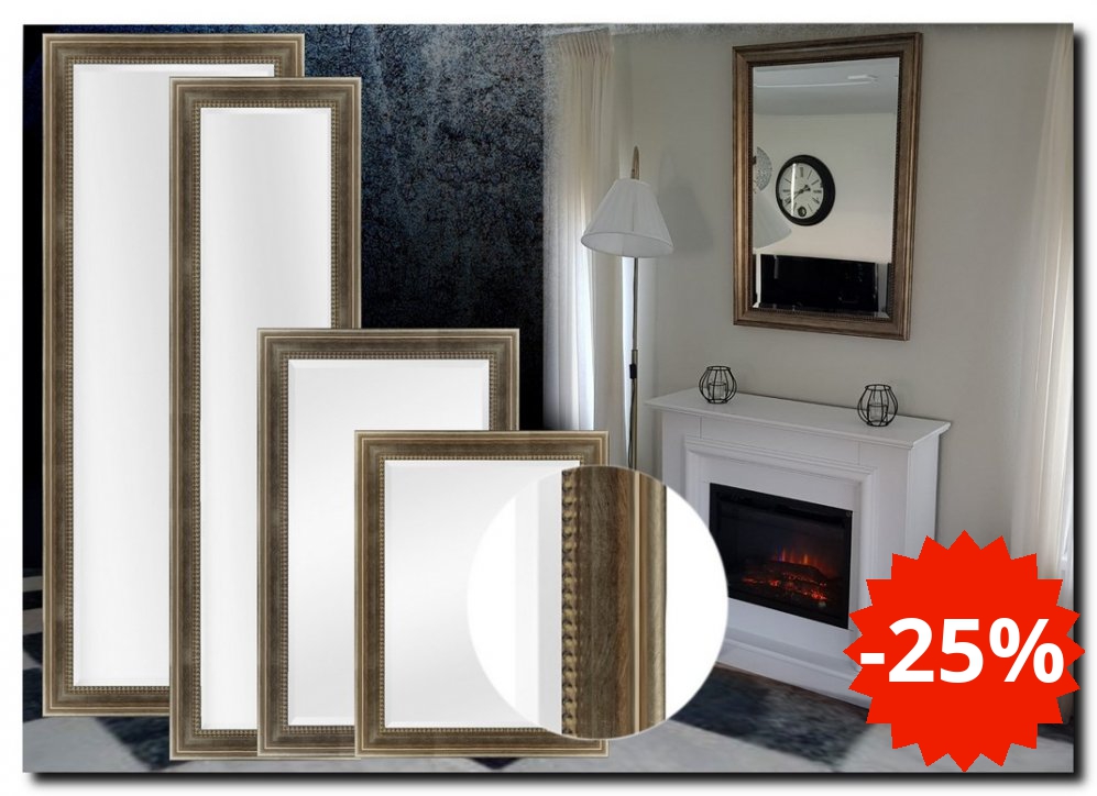 00aaM2303-2as Mirror Nino Antiquesilver