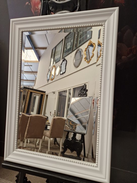 00aaM2303-2w Mirror Nino White