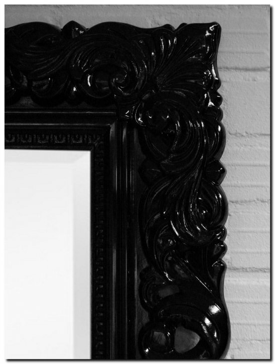 526b Mirror Francesco Black