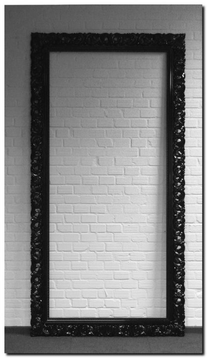 526b Mirror Francesco Black