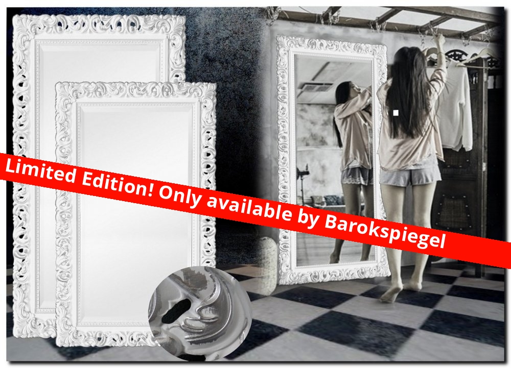 526ws Mirror Francesco White with Silver