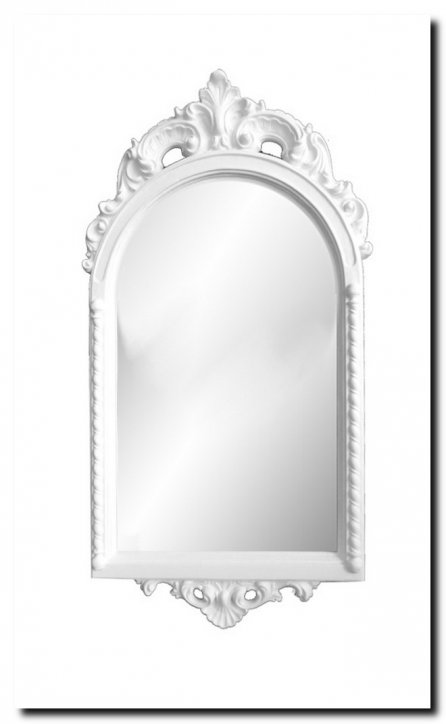 7.0021-L-H Mirror Ambra White