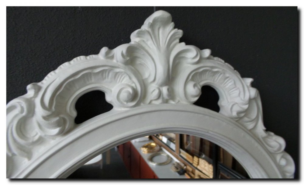 7.0021-L-H Mirror Ambra White