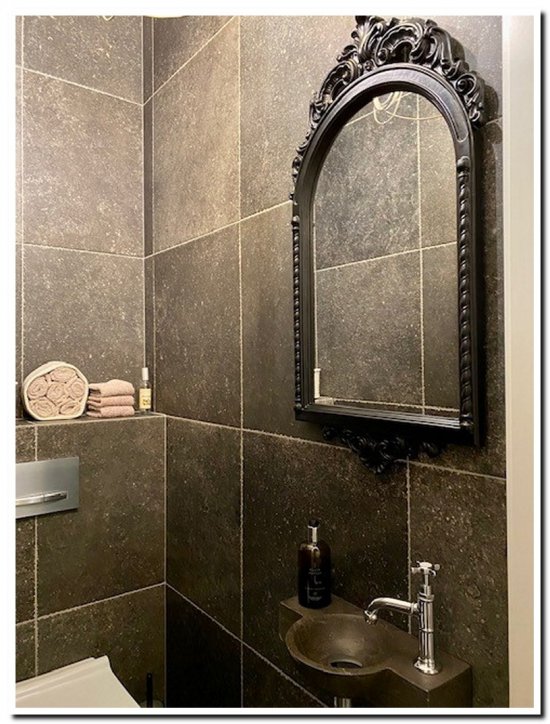 7.0021-L-I Mirror Ambra Black