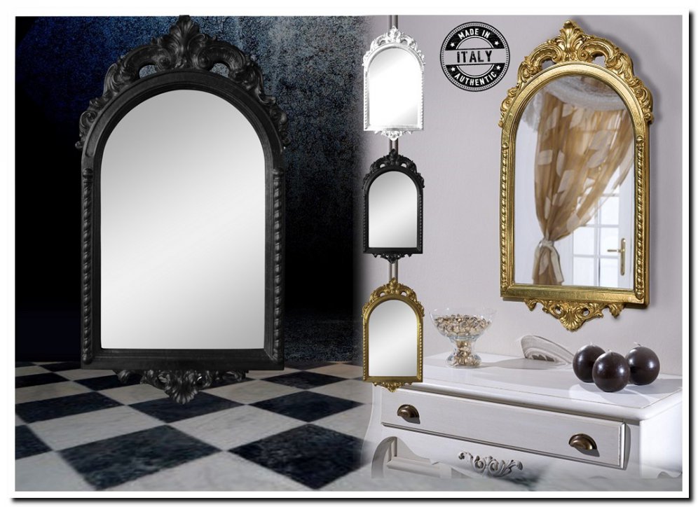 7.0021-L-I Mirror Ambra Black