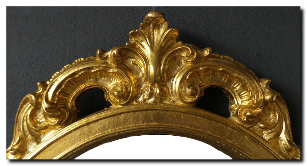 7.0021-L-O Mirror Ambra Gold