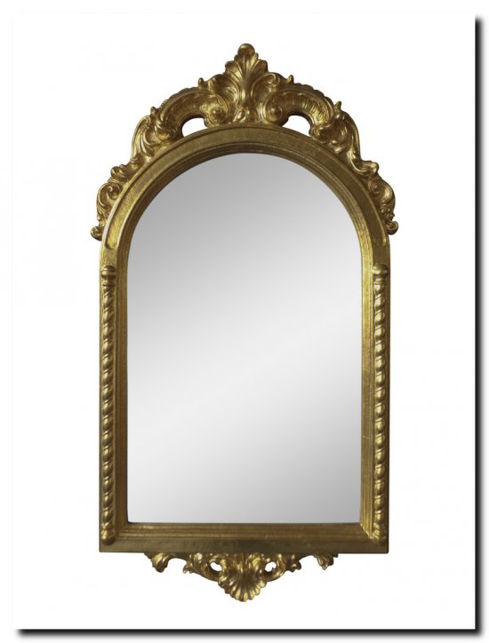 7.0021-L-P Mirror Ambra Antiquegold