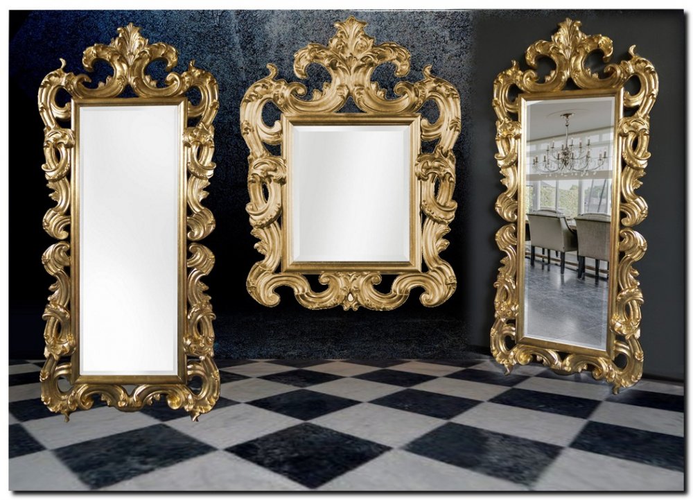 7.0619ag Mirror Quirino Antiquegold