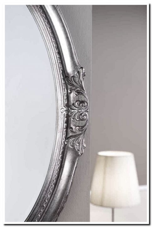 7.1699-B-B Mirror Agnese Antiquesilver