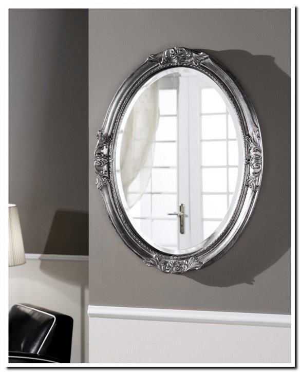 7.1699-B-B Mirror Agnese Antiquesilver