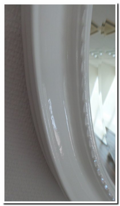 7.1699-B-H Mirror Agnese White highgloss