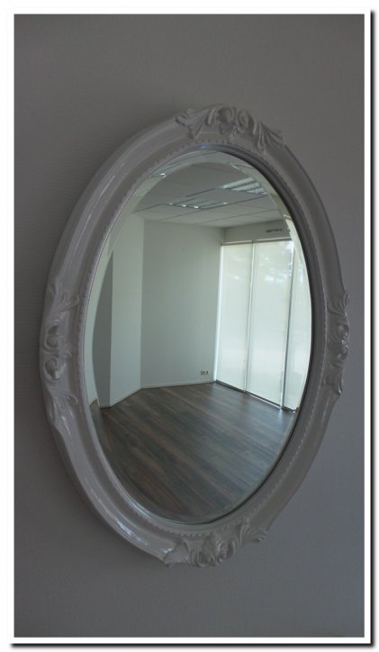 7.1699-B-H Mirror Agnese White highgloss