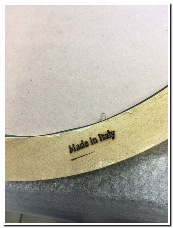 7.1699-B-P Mirror Agnese Antiquegold