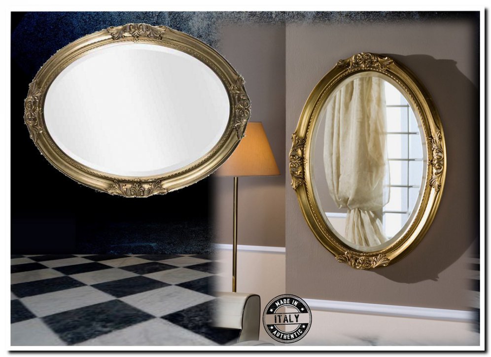 7.1699-B-P Mirror Agnese Antiquegold