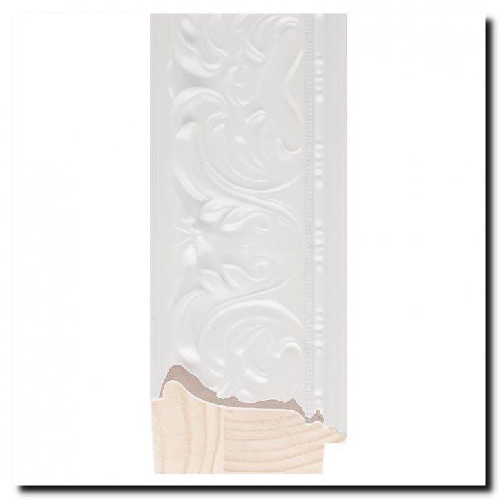 8690w Mirror Prague White gloss