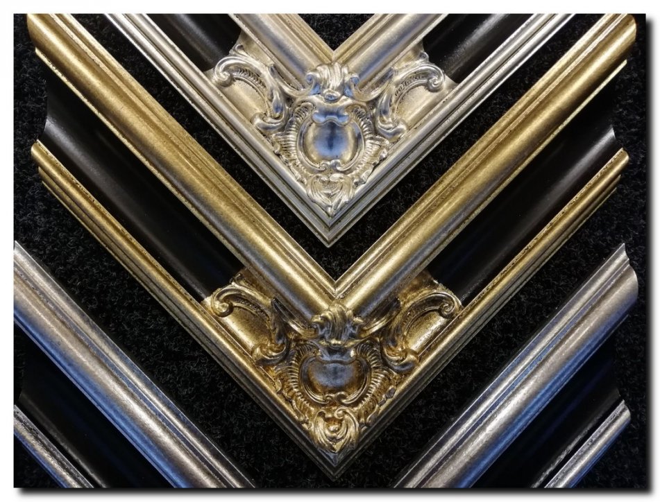 9.2521F60001asb Mirror Basilio Antiquesilver-Black