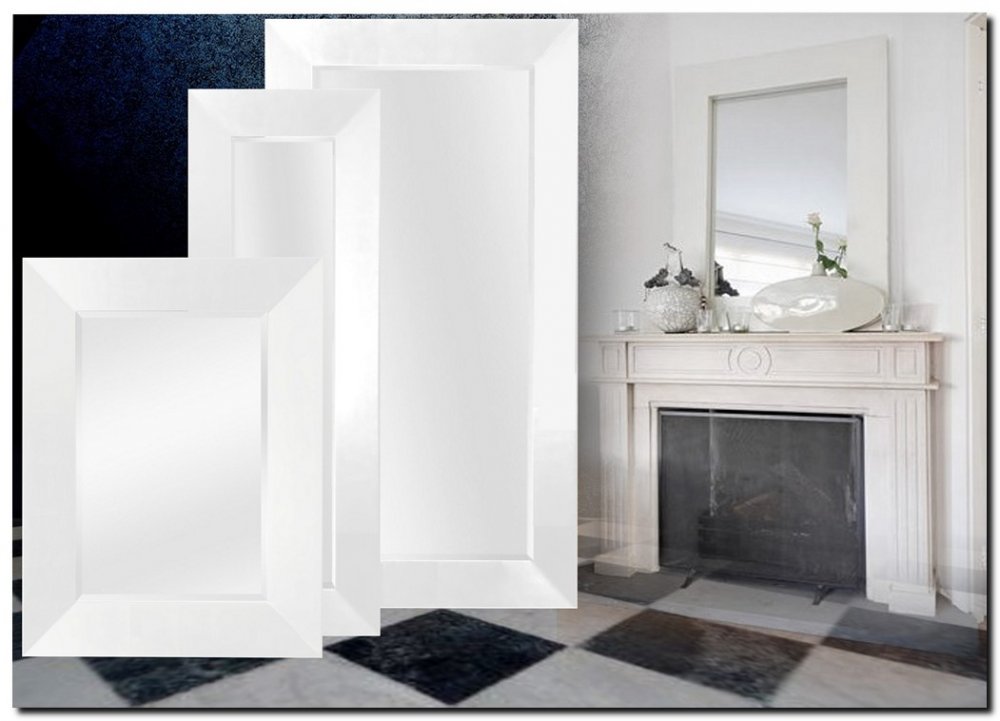 9.2525w Mirror Romano White