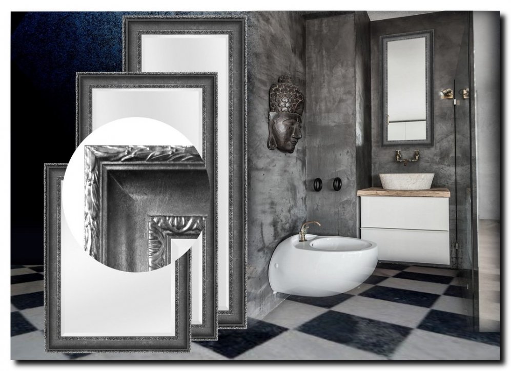 9.2531as Mirror Leonardo Antiquesilver