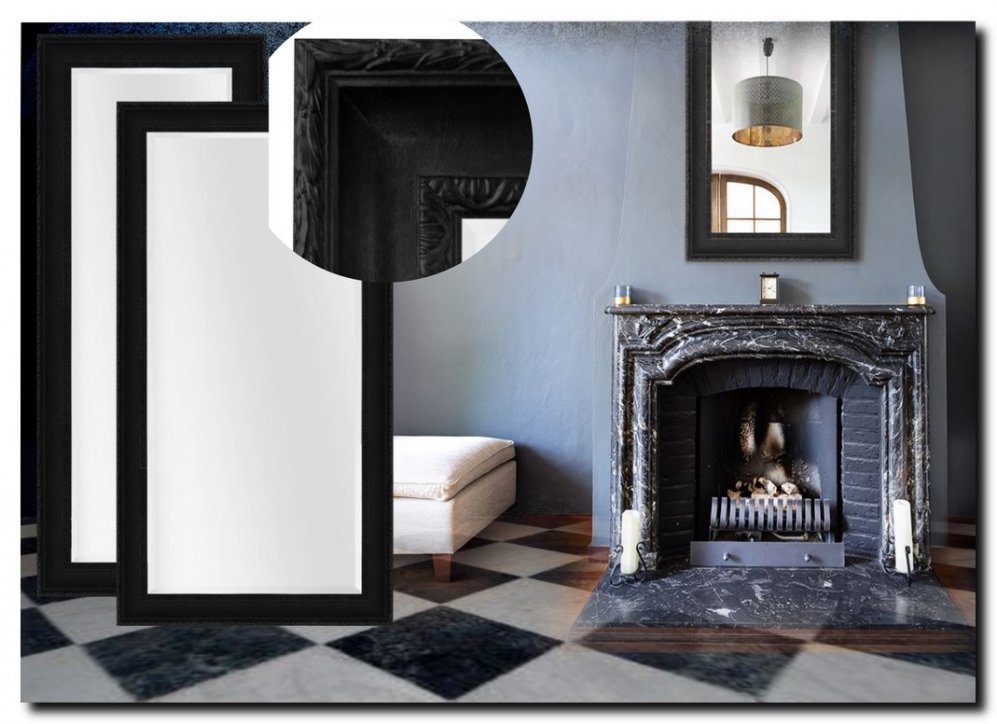 9.2531b Mirror Leonardo Black