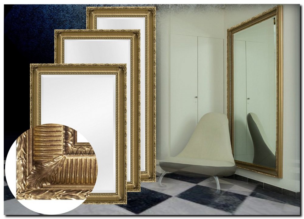 9.2570F0002ag Mirror Mauro Antiquegold