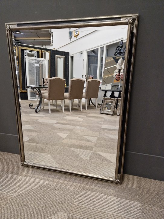 9.2600F0056asb Mirror Osvaldo Antiquesilver-Black