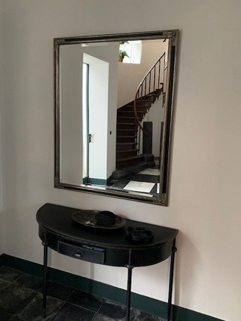 9.2600F0056asb Mirror Osvaldo Antiquesilver-Black