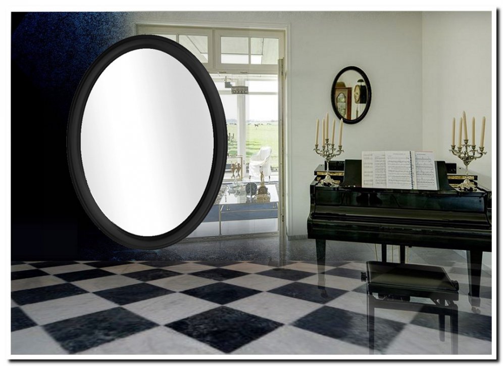 b7.0042-L-I Mirror Benedetta Black