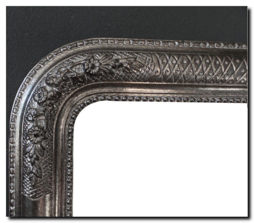 b7.0056-L-B Mirror Romeo Antiquesilver