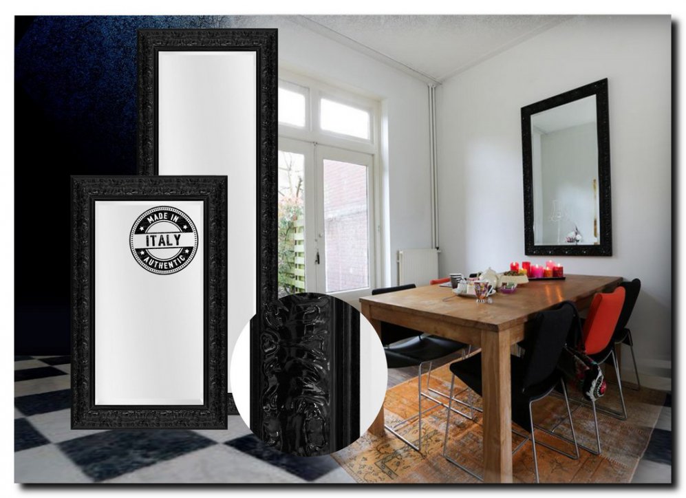 M605b Mirror Santino Black