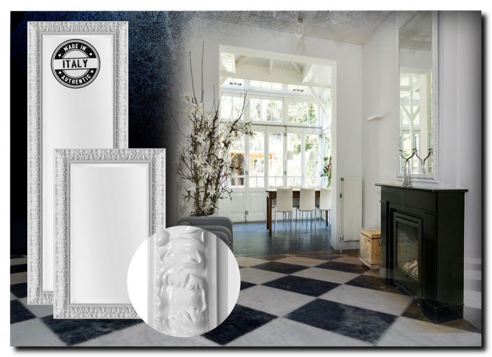 M605w Mirror Santino White