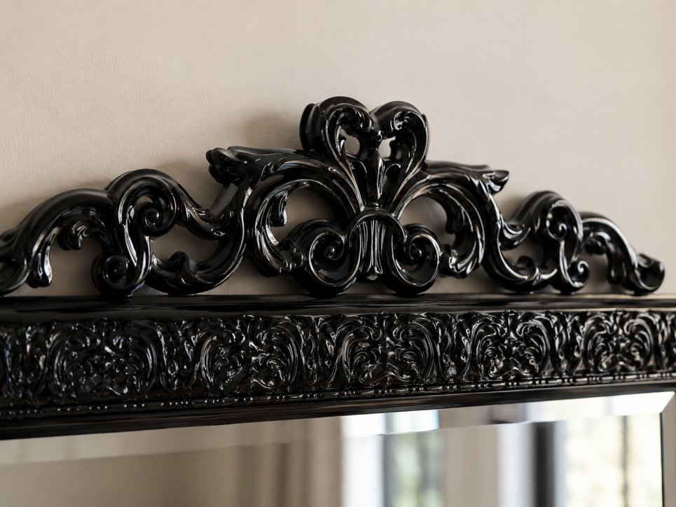 Muscorino 2 Mirror Vito Highgloss black 93x139cm