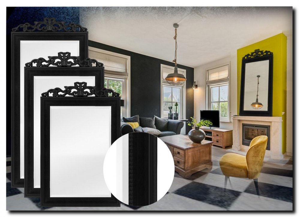 851b Mirror Rufino Black