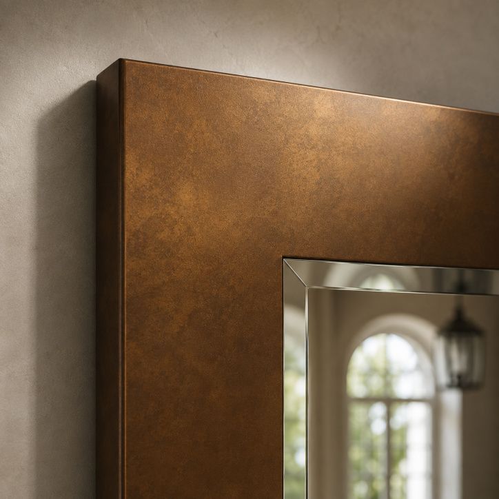 zAC811a Mirror Bentley Brass 83x83cm Sale!