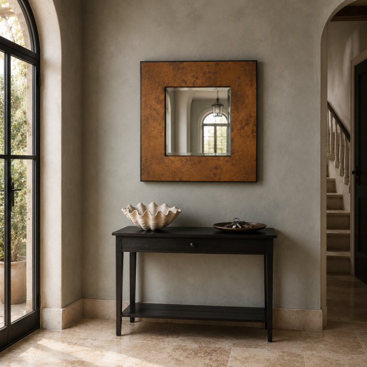 zAC811a Mirror Bentley Brass 83x83cm Sale!