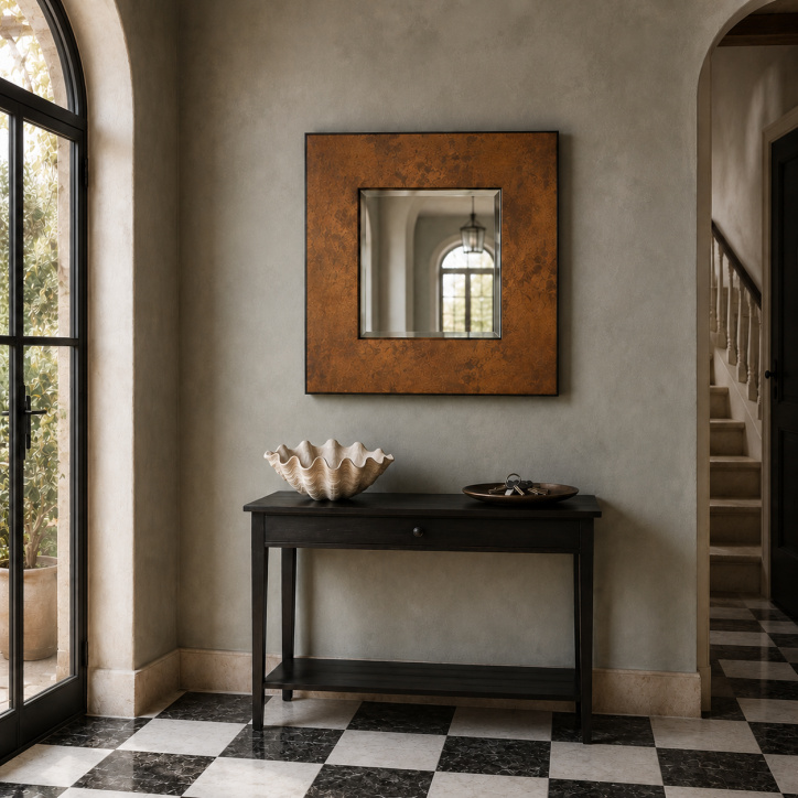 zAC811a Mirror Bentley Brass 83x83cm Sale!