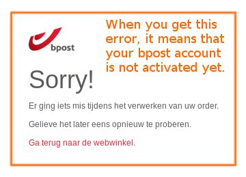 bpost-error
