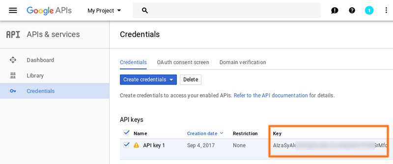 google-api-key