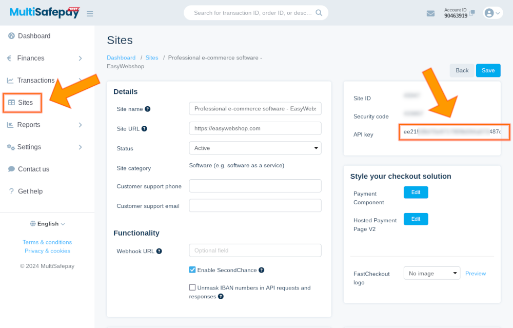 multisafepay-backend