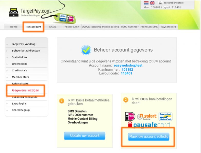 targetpay-easywebshop