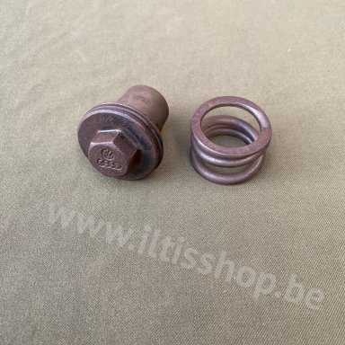 A1083U+A1084U-R6-3 Center nut + spring velocity shaft - used.
