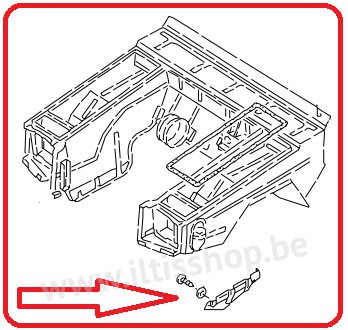 183809428-gebruikt-R2-2 Cover plate engine front right - used.