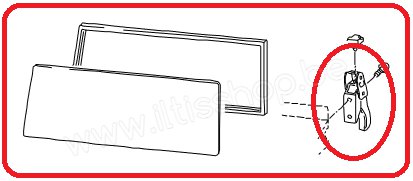 A1081U-R1-3 Lower window latch - Used.