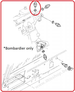 A0419-K5-4 120 ° water temp. switch indicator light. - repro.