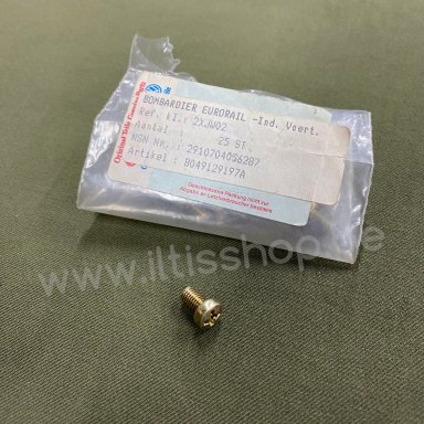 A0909-K5-1 M5x12mm bolt carburettor - new.