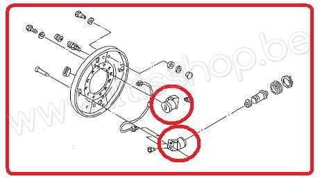 A0962-R2-4 Brake cylinder front right - Nieuw.