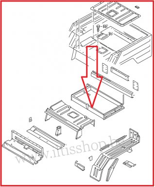 A1046-R6-2 Profile fuel tank front - new.