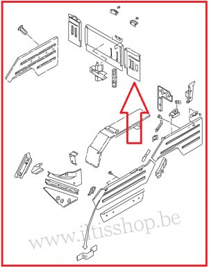 A1057-R5-4 Rear flank LEFT - new.